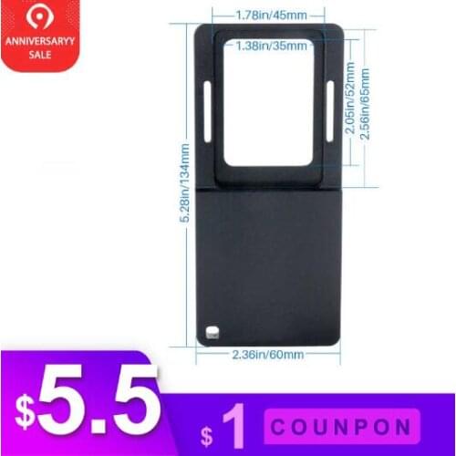 Gimbal Smartphone Adapter Switch Mount Plate for GoPro Hero 3+ 4 5 6 Yi 4k Camera for DJI Osmo Mobile 2 Zhiyun Smooth 4 Q