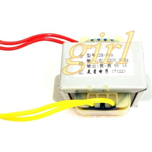 EI41 power transformer 220V to 9V 1A AC 9V 1000mA audio power amplifier transformer