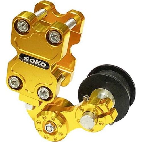 Universal Portable Aluminum Motorcycle Adjuster Chain Tensioner Roller motorcycle accessories For Honda Yamaha Kawasaki Suzuki