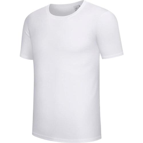 Pure cotton round collar short sleeve T-shirt Polo unlined upper garment of spring and summer
