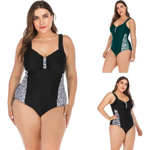 5XL 4XL 3XL XXL Plus Size One Piece Swimsuit Woman Large One-Piece Backless Fat Monokini Women Big Retro 2021 Womens Swimsuits