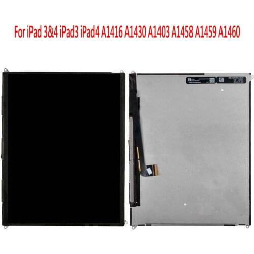 10 Pcs LCD Display For iPad 3&4 iPad3 iPad4 A1416 A1430 A1403 A1458 A1459 A1460 LCD Matrix Screen Tablet Panel Monitor