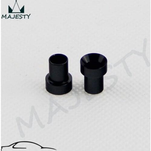 2pcs 3AN Aluminum Tube Sleeve Fittings tube size 3/16" Tube Sleeves -AN3 Black Black