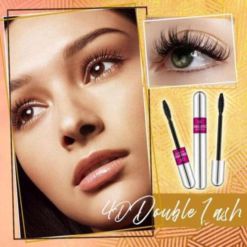 2 in1 Mascara 4D Waterproof Long Thick One-piece Dual-use Makeup For Short Sparse Suitable Sagging Eyelashes Japanese B8P5
