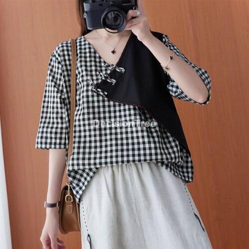 2021 chinese style qipao tops chinese ladies chinese vintage clothing cheongsam tops folk costume chinese blouse hanfu shirt