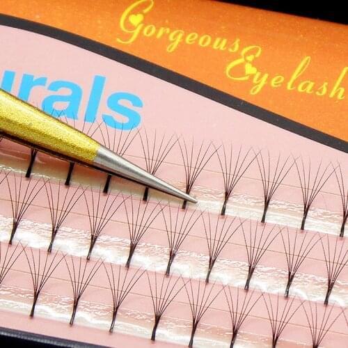 300PCS Navina Professional 6D Individual Eyelashes Extension Natural Long Grafting False Cluster Eyelash Makeup 3D Cilia Lash
