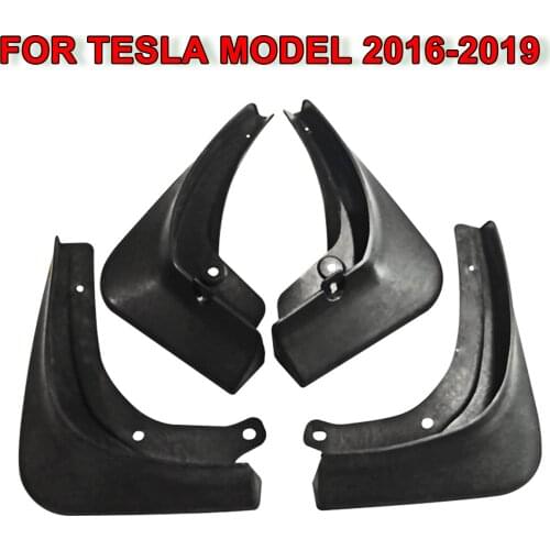 4Pcs/Set Car Mud Flaps Front Rear Splash Guards Fender Mudflaps For Tesla Model 3 2016~2019 Mudguard