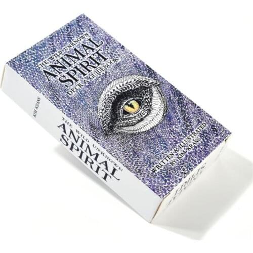 63pcs English Tarots Cards Deck The Wild Unknown Animal Spirits Family Party Board Game Dropshipping