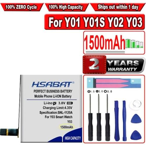 1500mAh Battery Applicable Little Genius for Y01 Y01S Y02 Y03 Z1 Z2 Z3 Z5 Z6 Child Call Watch Battery Positioning Watch