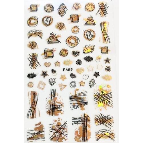 Autocollant à ongles populaire jouer autocollant à ongles pour manucure dos colle autocollants ongles Art autocollants pour conc
