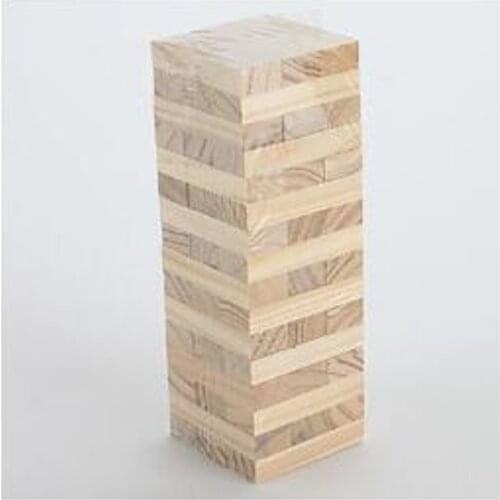 Wooden Stacking Tumbling Tower Game Like Kids Family Traditional Board New MIS Q6PD