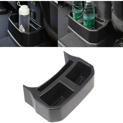 For Jeep JL 2018 2019 2020 Drink Water Bottle Cup Holder Dual Cups Holder Mount Coffee Phone Organizer Car Interior Accessoriesr
