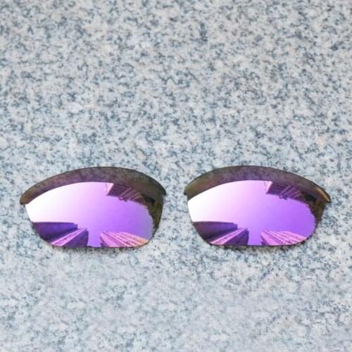 E.O.S Polarized Enhanced Replacement Lenses for Oakley Half Jacket 2.0 Sunglasses - Violet Purple Polarized Mirror
