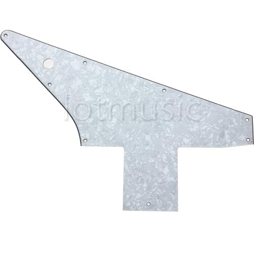 Electric Guitar Guitarra Pickguard Scratch Plate For Explorer 76 Reissue Style Parts Replacement 3Ply Pearl Black White