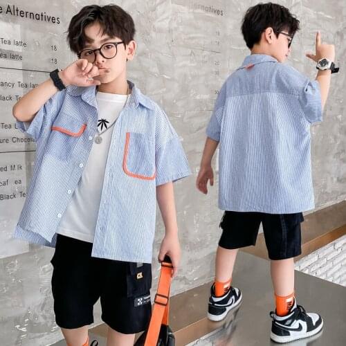 Рубашки с коротким рукавом для мальчиков LucaLucky China At AliExpress