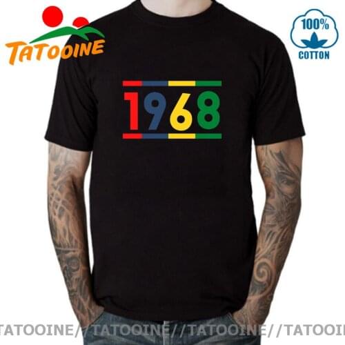 Tatooine Design Stripes Born in 1968 men T shirt 52th Year Old Birthday Tee shirt Retro Tee Father Day Gift Made in 1968 T-shirt
