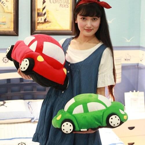 Soft Stuffed Plush Toys Cute Beetle Car Dolls Childrens Gifts Activity Gift Sleeping Cushion Pillows 4 Colors