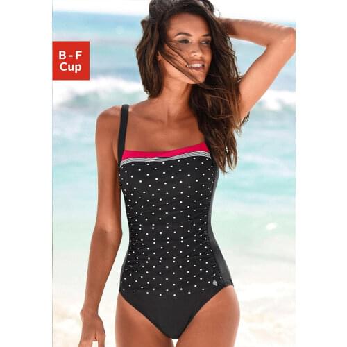 2021 New Dotted Swimwear One Piece Swimsuit Women Swimsuit Sport Bodysuit Beach Swimming Bathing Suit Backless Monokini S~XXL