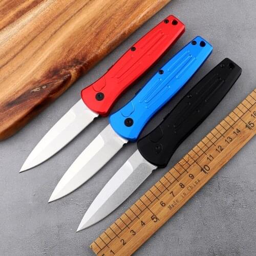 New 3551 Aluminum Handle Mark 154CM Pocket Survival EDC Tool Hunting Self-defense Fruit Utility Outdoor Tactical Folding Knife