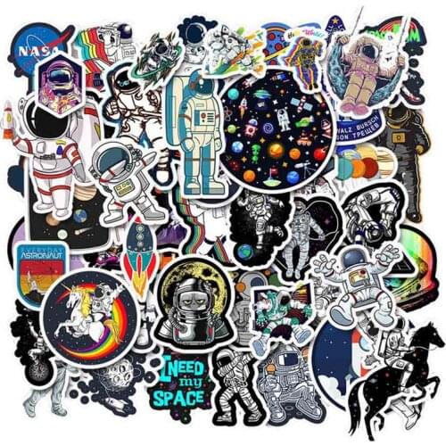 New Stickers Kids Toys Laptop Motorcycle Space Unicorn Sticker Scrapbook Skateboard Graffiti Waterproof Stickers Pack 50 Pcs/Lot