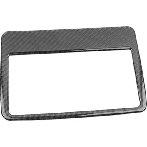Suitable for Audi Q3 2013-2018 carbon fiber console dashboard navigation frame decorative cover trim Car Accessoreis