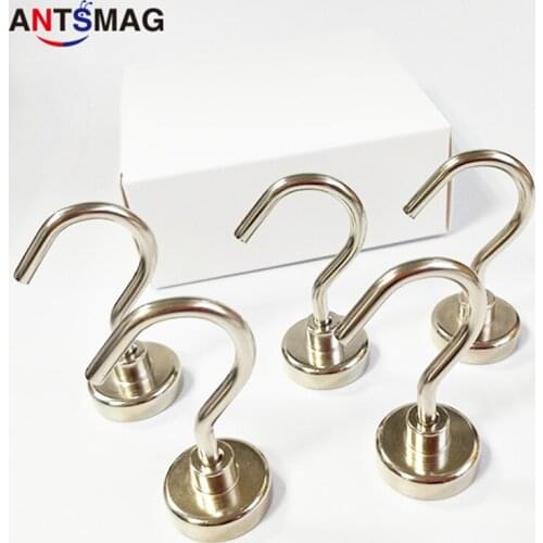 Super Strong 48LB Neodymium Heavy Duty Magnetic Hooks For steel cabinets