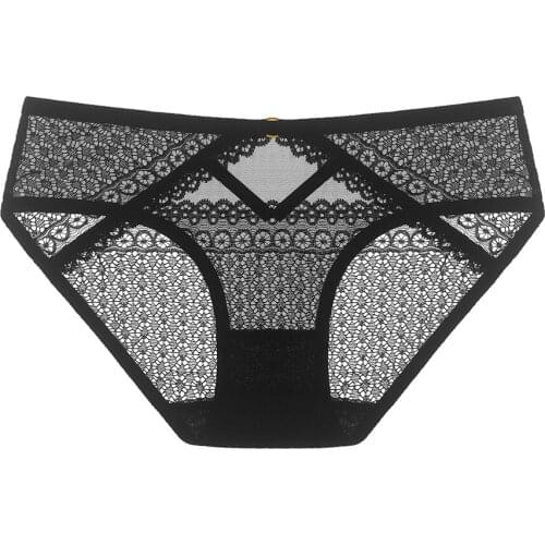 Panties for Woman Underwear Sexy Lace Breathable Soft Lingerie Female Briefs Panty Sexy Transparent Womens Underpants