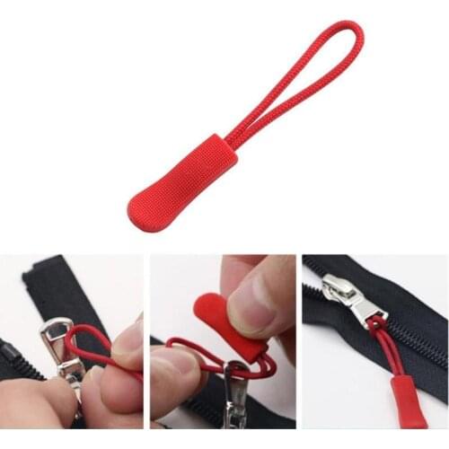 Outdoor Zipper Pulls Slider Cord Rope Puller Ends Lock Cable For Bag Backpack Accessories Head Zipper Handle Buckle Zipper Y4X9