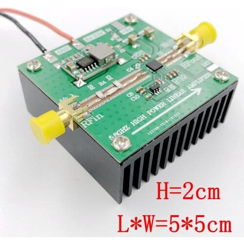 5.8G signal amplifier FPV Picture transmission remote control extended range power amplifier 2W power SE5004L