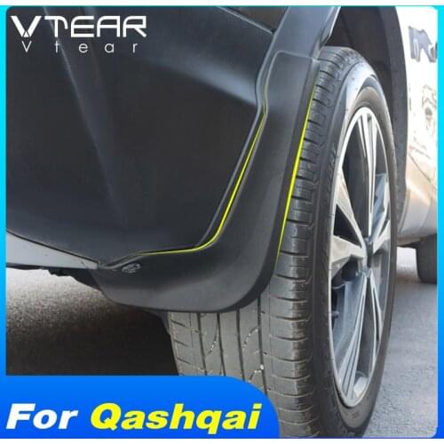 Vtear for Nissan Qashqai J11 Dualis 2 car fender flares protective mud flap exterior part mudguards splash guard accessories