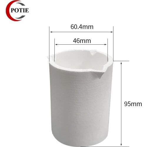 Three-mouth High Purity Ceramic Platinum Melting Crucible Cup Lab Ceramic Crucible