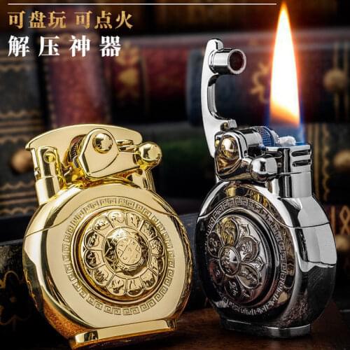 Zorro Rocker Arm Ignition Can Rotate The Small Fat Disc Kerosene Lighter