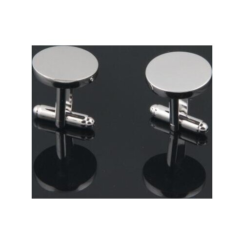 10pairs/lot Simple Fashion Silver Round Cufflinks Bright Plain Cuff Links Shirt Cuff Button Mens Jewelry Accessory