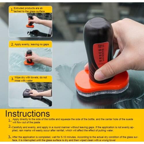 100ml Glass Hydrophobic Coating Windshield Car Window Cleaning Rearview Mirror Waterproof Anti Rain Agent Stainproof Styling