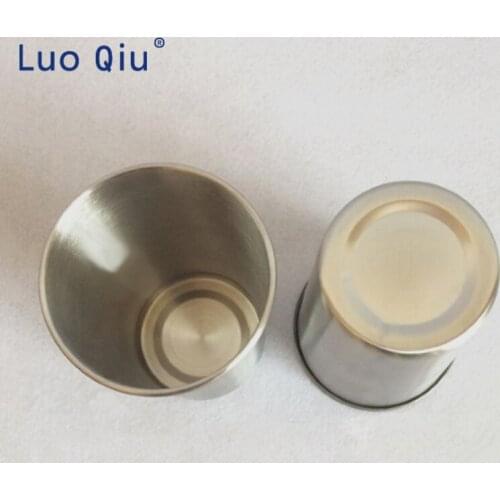 30 ml 304 Stainless Steel Wine Beer Whiskey Cup Outdoor Travel Mug with PU Leather Cover for camping holiday picnic