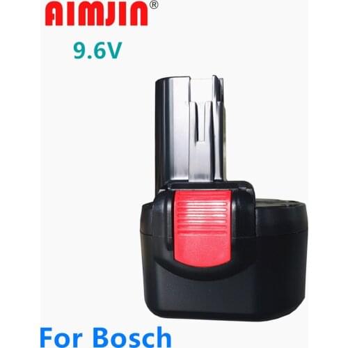 Power Tool Battery 9.6V 4800/6800/9800mAh Ni-CD Rechargeable Battery Power Tools Battery for Bosch PSR 960 BH984 BAT048 BAT119