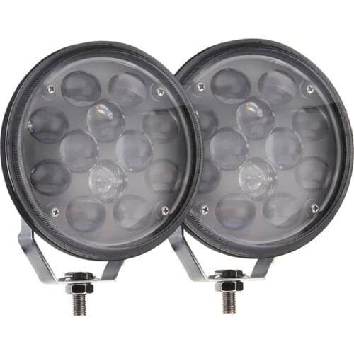 2pcs 60W 4D Lens High beam Led Car spotlight Magnetic holder Mounts base Hood Roof led bar headlight 4X4 Auto led driving lights