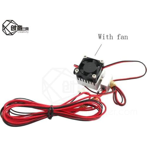 3D Printer Parts MK8 Extruder J-head Extruder Aluminium Extruder For Filament 1.75mm nozzle 0.4mm Extrusora 3D Accessories