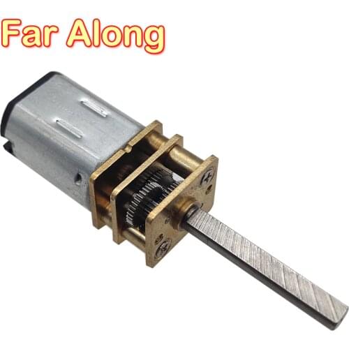 Long Shaft Mini DC Geared Motor 3V6V12V 15 To 600RPM Shaft Diameter 3MM Length 20MM Adjustable Speed Reversible DC In DC Motor