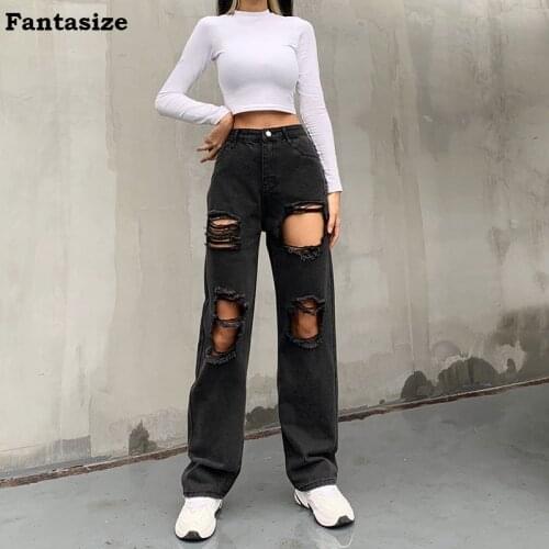 Fantasize Womens Boyfriend Jeans