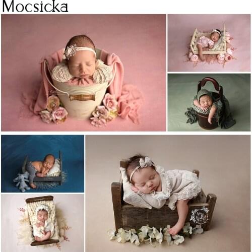 Newborn Soild Color Photography Backdrop little baby portrait photo shoot background props vinyl floor abstract texture backdrop