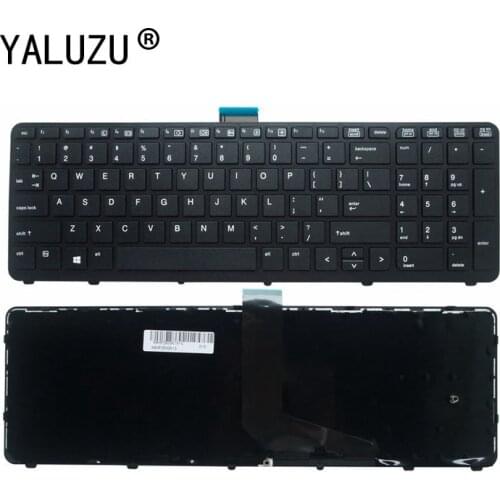 YALUZU NEW English laptop keyboard FOR HP for ZBOOK 15 17 G1 G2 PK130TK1A00 SK7123BL US black