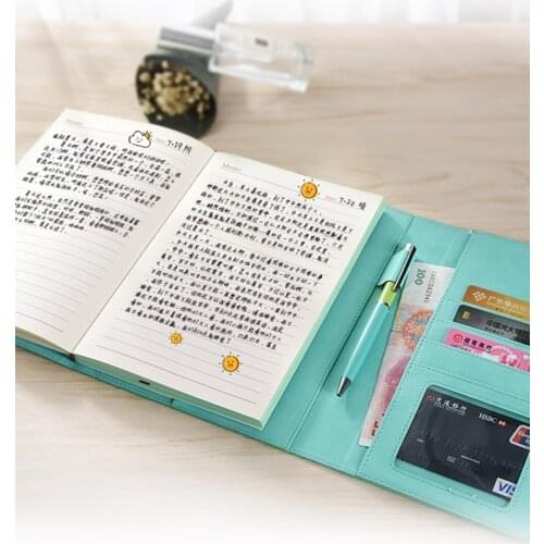 Creative Colour Band Button And Jacket Personality Notebook Simple Literature And Art Lovely Notebook