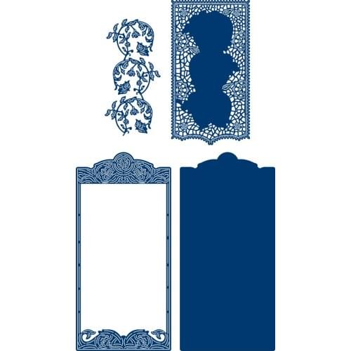 Screen Card Plants Metal Cutting Dies Greeting Card Scrapbook Diary Handmade Decoration Embossing Template DIY New 2021 Arrive