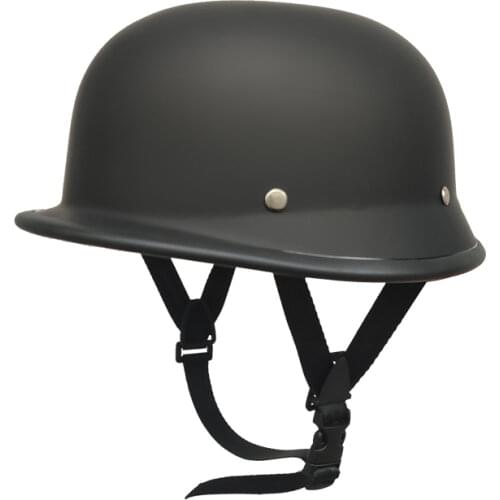 Motorcycle Half Helmet German Military Summer Retro Moto Classic Urban Scooter Vintage Motorbike Crash Lightweight Waterproof