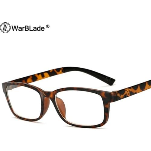 WarBLade New Eyeglasses Men Women Square Brand Designer Eye Glasses Frames Clear Optical Myopia computer Eyewear oculos de grau