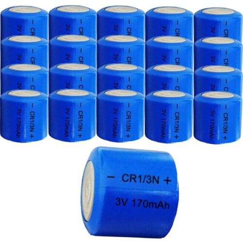20PCS/lot CR1/3N DL1/3N 3V primary Lithium battery DL1/3N CR1/3 1/3N CR13N 13N CR13 for Camera Locator Button Li-ion batter