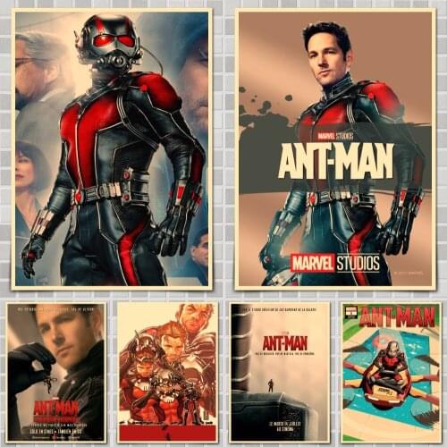 Disney Marvel Ant-Man Movie Poster Wall Stickers For Home Room Bar Decor Art Autocolantes De Parede Para Quarto