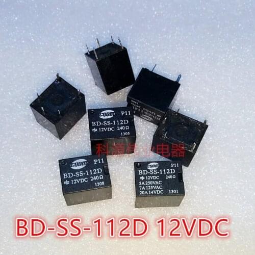 BD-SS-112D-12V 12VDC 5-pin BD-SS-112D 12V relay