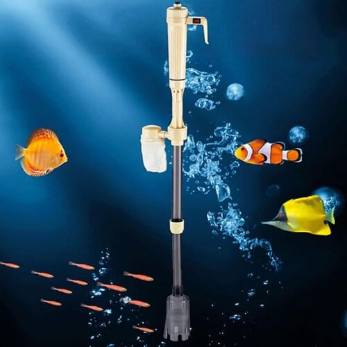 Adjustable length Siphon Cleaner Aquarium Fish Tank Vacuum Cleaner Siphon Pump Water Filter Tool for Gravel Sand